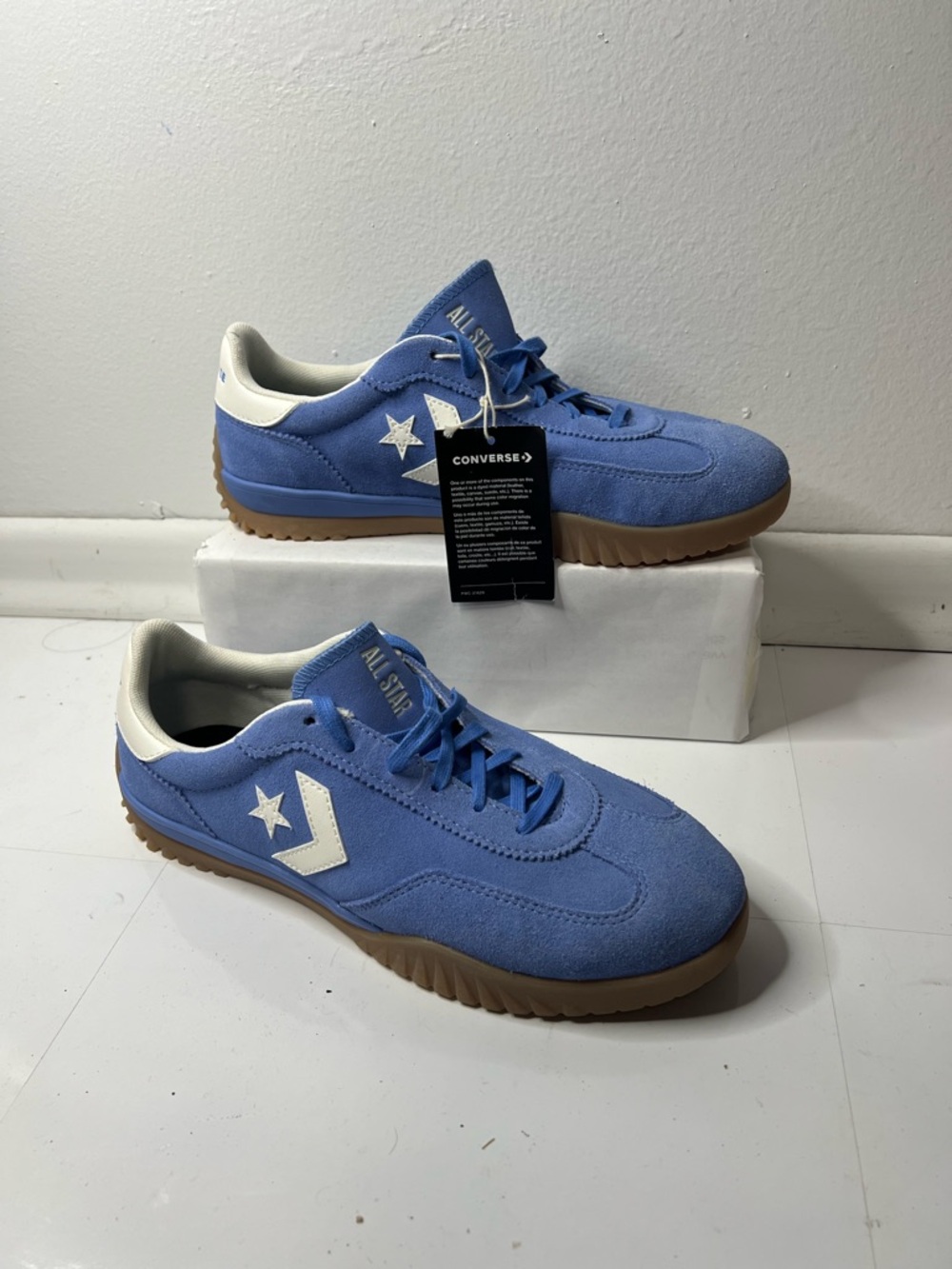 Converse All Star Light Blue Suede Low-Top Sneakers Women sizes available NEW